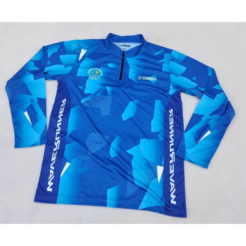 ของแท้ KELA Yamaha Jet Ski Wave Runner เสื้อคอซิบ คิดถึงวิทยา ตกปลา แขนยาว ยามาฮ่า ของแท้ศูนย์ Genui