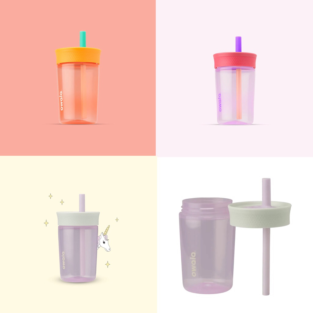📌พร้อมส่ง📌แก้ว Owala Kids' Tumbler แก้วมัทฉะ ขนาด 15 Oz ของแท้🇺🇸✨💯
