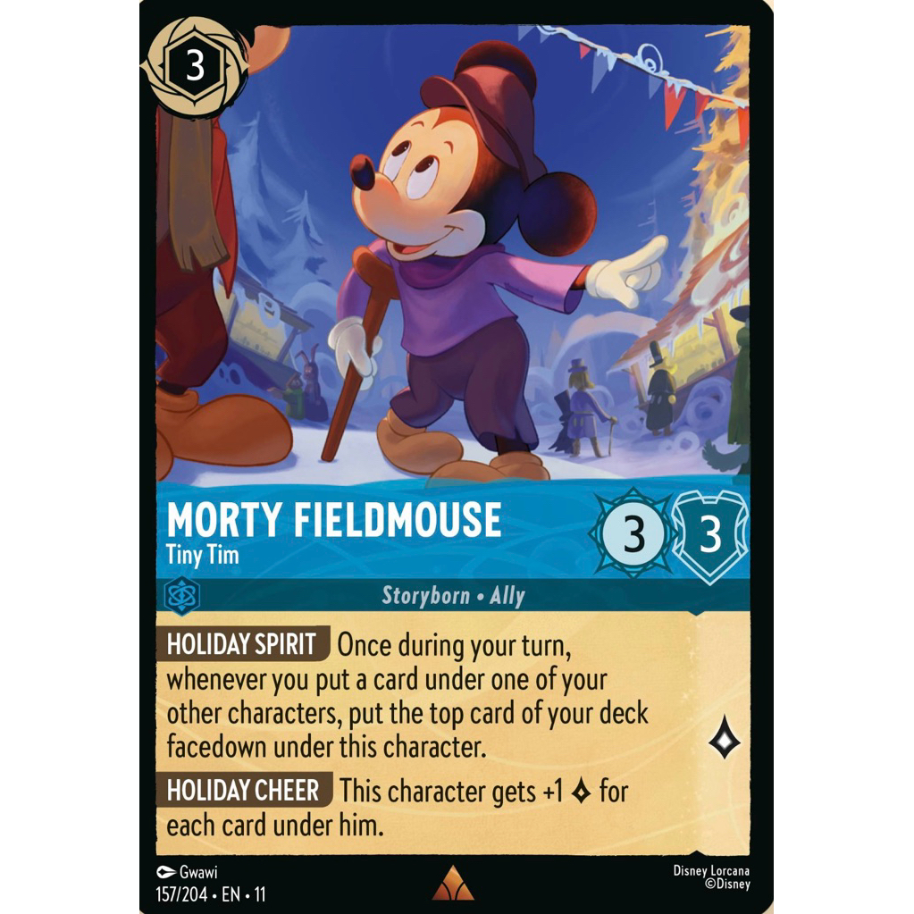Morty Fieldmouse - Tiny Tim - Winterspell - Disney Lorcana
