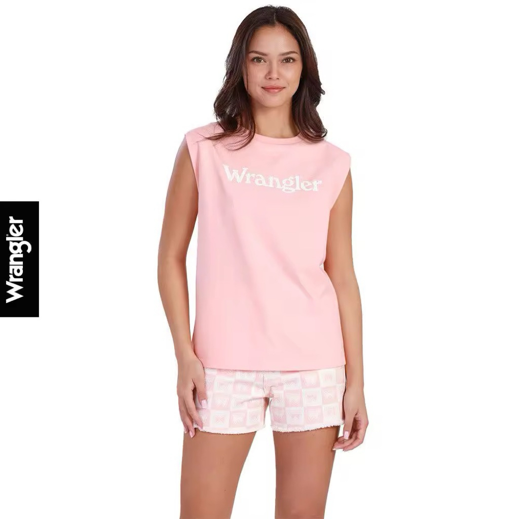 Wrangler Fastival Cowbay T-Shirt : Pink