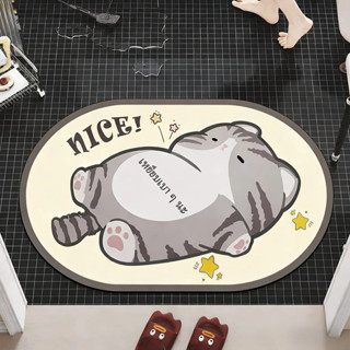 🎨 พร้อมส่งจากไทย 🎨 พรมไดอะตอม ซับน้ำเร็ว แห้งไว กันลื่น ใช้ห…