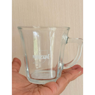 แก้วเนสกาแฟใสพร้อมหูจับ