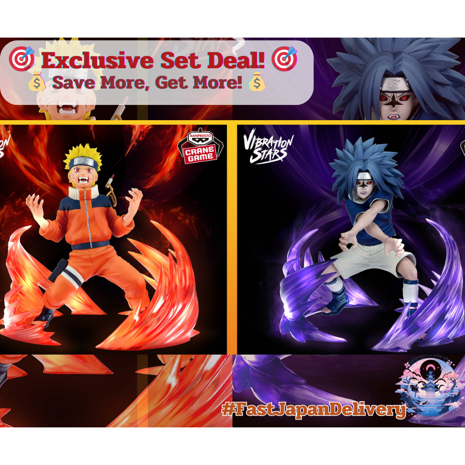 [BANPRESTO]⚔️ NARUTO 72 Series: VIBRATION STARS — UZUMAKI NARUTO & UCHIHA SASUKE ศึกแห่งตำนานหวนคืนอ