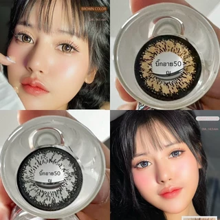 แฟชั่น สายตา 50-1000 บิ๊กอาย ลาย King คอนแทคเลนส์ ถนอมตา รายเดือน"สินค้าถ่ายจากเลนส์จริง"