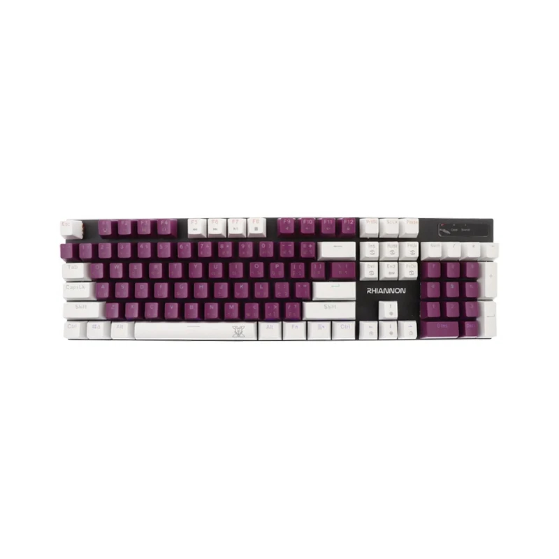 KEYBOARD NUBWO X62 RHIANNON PURPLE WHITE (BLUE SWITCH)