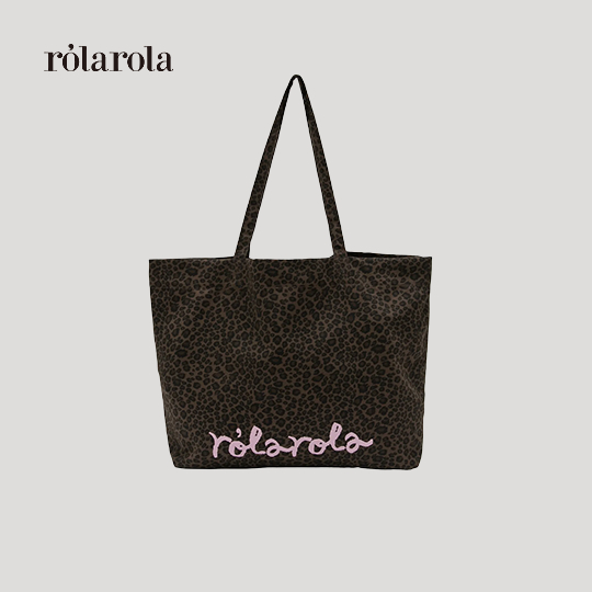 ROLAROLA - MAISON DE ROLA LEOPARD SHOULDER BAG (BEIGE , BROWN)