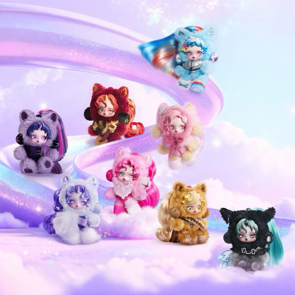 🇹🇭พร้อมส่งจากไทย🇹🇭 SKULLPANDA x My Little Pony Series 1box6จุ่ม  (ยกbox)