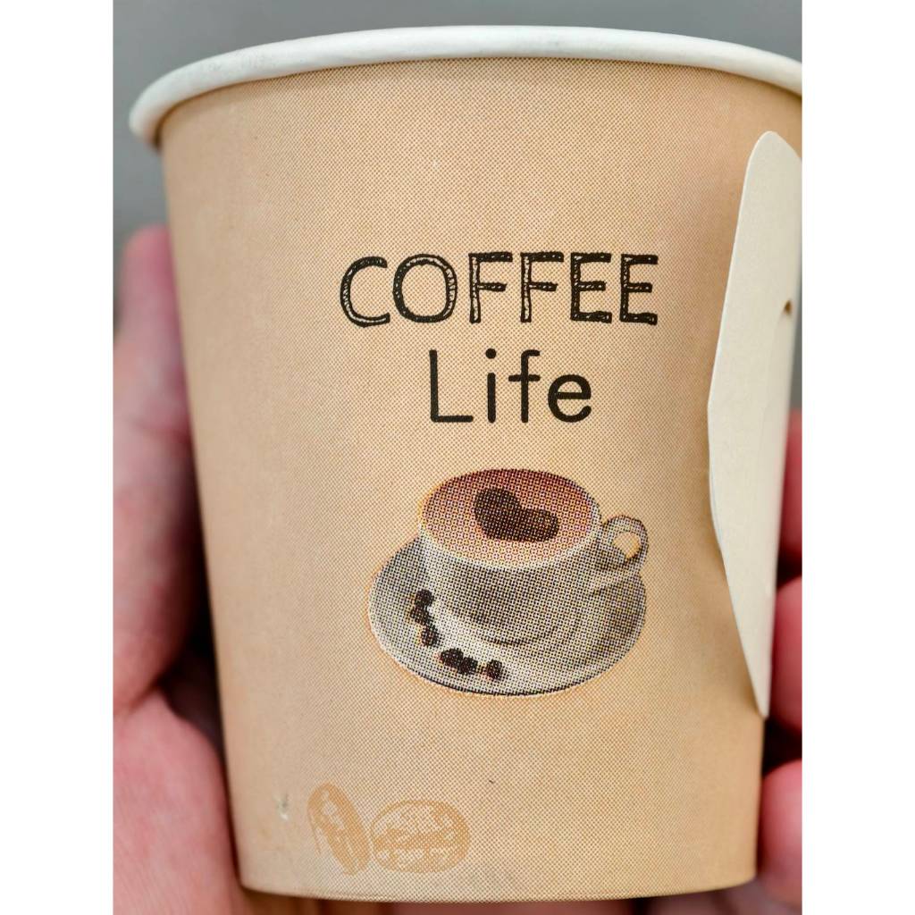 [ยกลัง] แก้วกาแฟกระดาษ 6.5 ออนซ์ มีหูจับ คละลาย 2000 ใบ รูปที่ 3