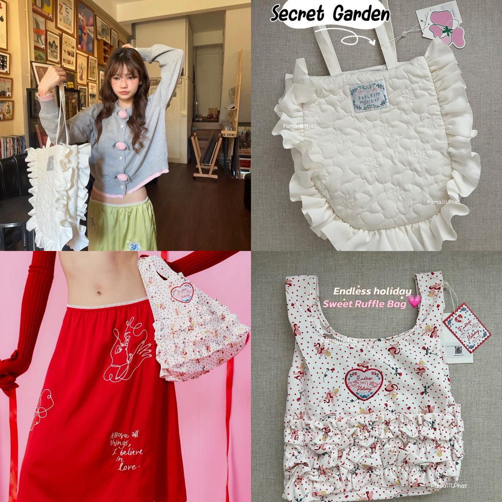 🎀สินค้าแท้💯%🎀 Endless Holiday Bag ✅NEW✅ 🌟พร้อมส่ง🌟 🎀มีหลักฐานคำสั่งซื้อจากแบรนด์🎀