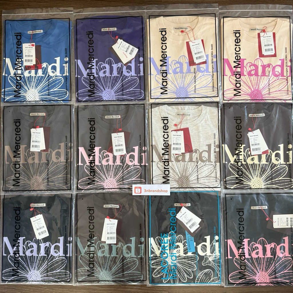 พร้อมส่ง สีใหม่ล่าสุด🔥TSHIRT FLOWERMARDI_BUTTER INDIPINK