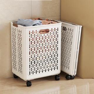 FTD ตะกร้าผ้าพับได้สำหรับใช้ในบ้าน ตะกร้าผ้าพลาสติก ตะกร้าผ้…