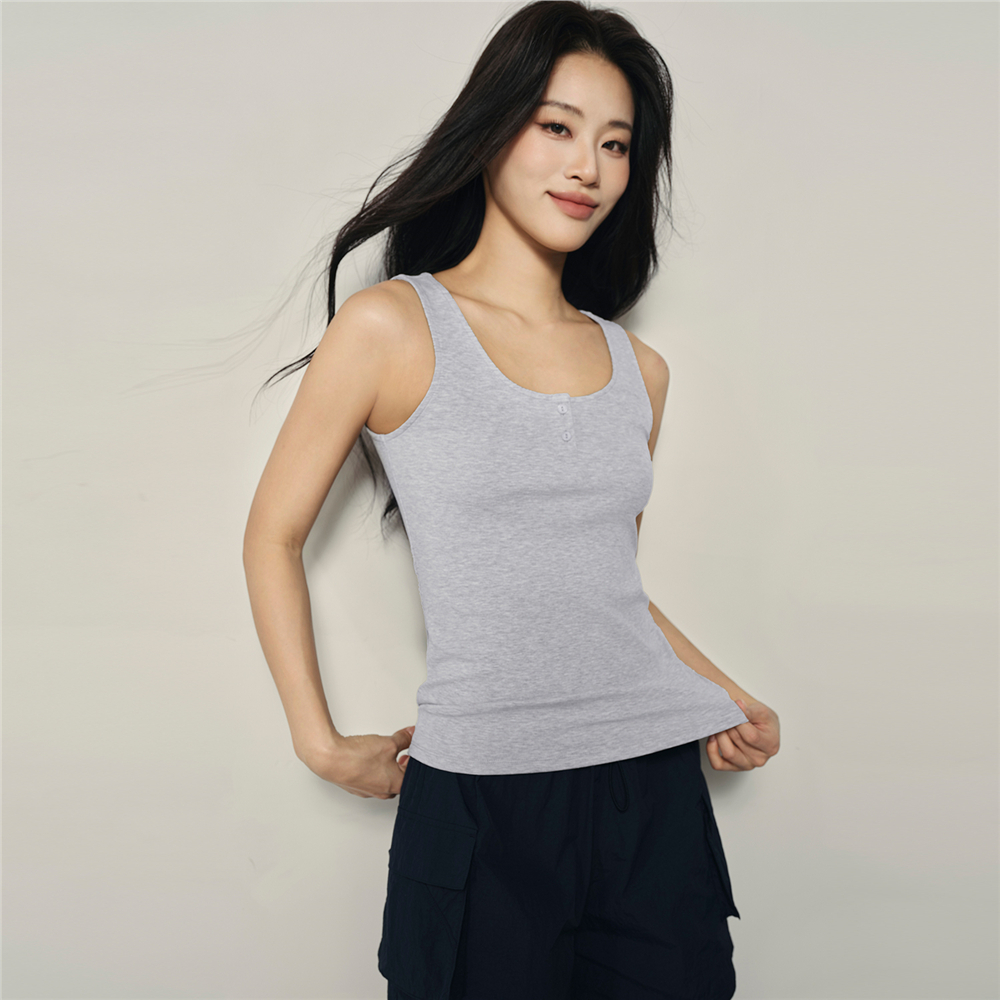 GIORDANO (Korea Collection) เสื้อกล้ามผู้หญิง Women's Ribbed Tank Top 05326536