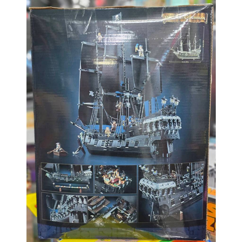 ชุดตัวต่อ เรือโจรสลัด กัปตันแจ็ค สแปร์โรว์ เรือแบล็กเพิร์ล ไพเรทส์ ออฟ เดอะ แคริบเบียน แบล็กเพิร์ล จำนวน 2,862 ชิ้น - รูปที่ 2