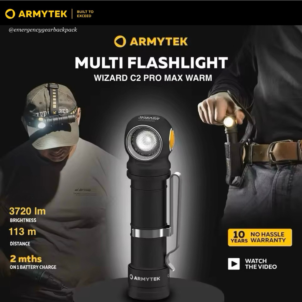 Armytek Wizard C2 Pro Max Warm 3720 lm 113 m