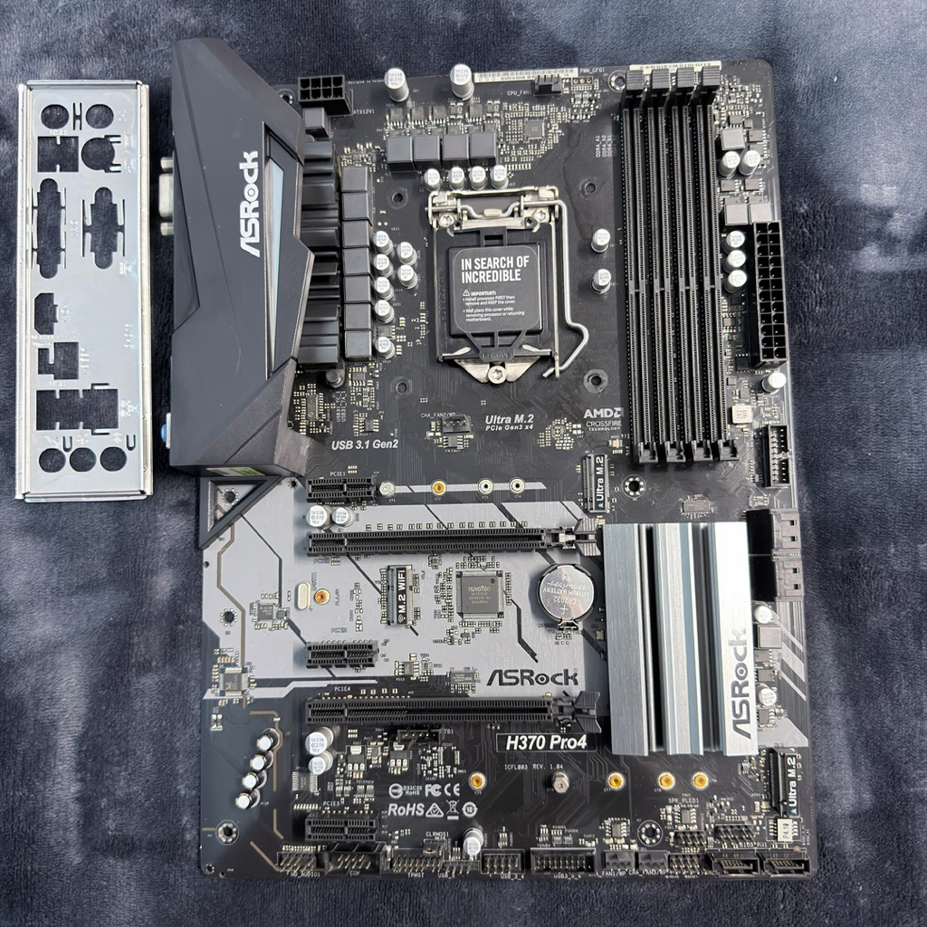 MB ASRock H370 Pro4 MAINBOARD เมนบอร์ด