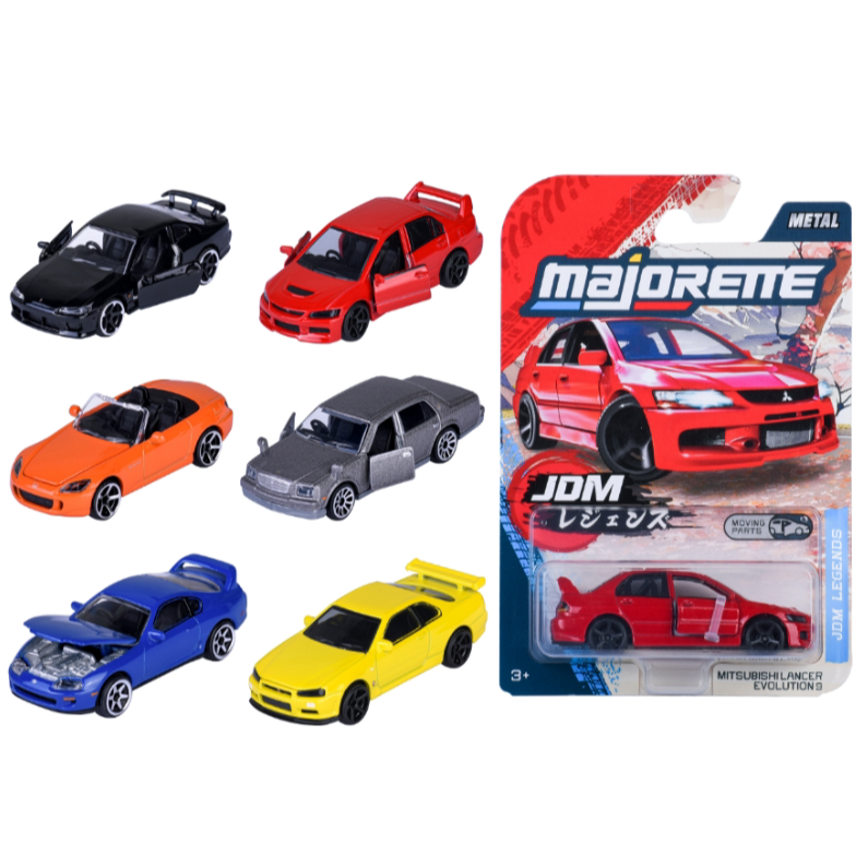 Majorette JDM Legends Premium cars,6-asst (8502100000)