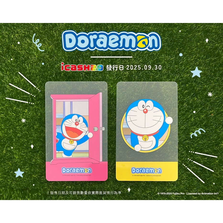 2025 iCASH 2.0 : DORAEMON (บัตร MRT/เมลล์/จ่ายค่าสินค้า) สินค้าพิเศษจาก Taiwan ของใหม่ ของแท้ 100%