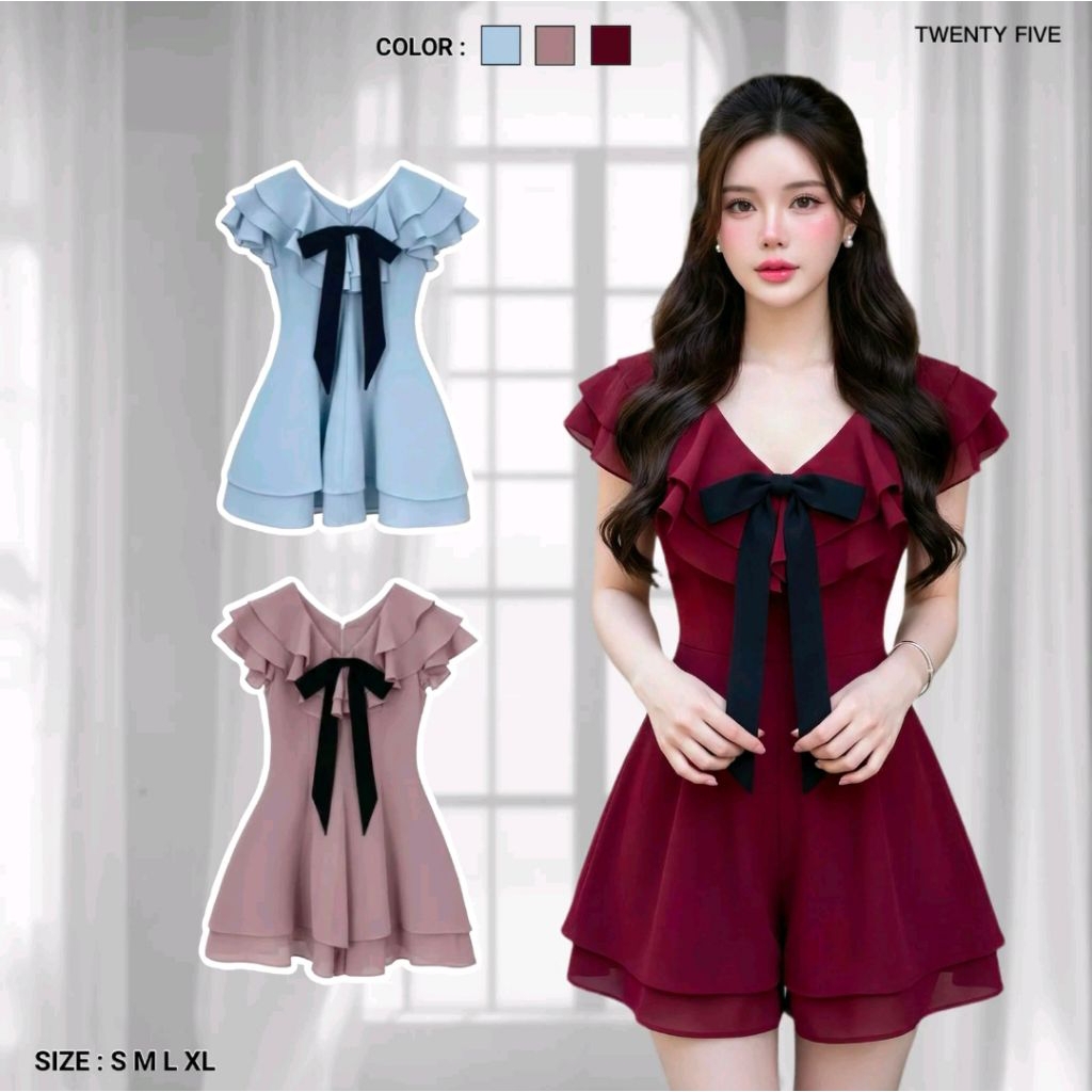 จั้มสั้นมือ1ป้ายห้อย 25 TWENTY FIVE .L