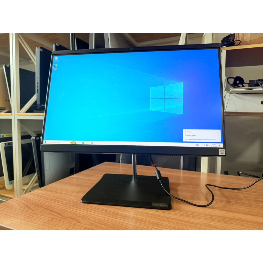 ALL-IN-ONE (ออลอินวัน) Lenovo AIO V50a-22IMB(i5-10400T/8GB/M.2 256GB/HDD 1TB)+Adapter