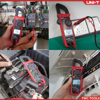 UNI-T UT204+ คลิปแอมป์ แคลมป์มิเตอร์ วัดไฟ กระแส ACDC 600A 600V กิ๊ปแอมป์ คีปแอมป์ Clamp Meter 204+