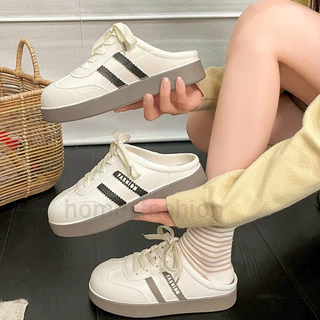 รองเท้าแพลตฟอร์มคู่รัก รองเท้าผ้าใบ ผู้หญิง รองเท้า เสริมส้น ทรงสวย กันลื่น ใส่สบาย พร้อมส่งในไทย มีส่งด่วน S-245