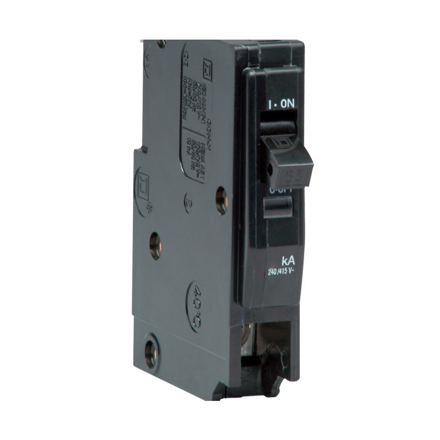 QOH1XT- Schneider Electric - เซอร์กิตเบรกเกอร์ลูกย่อย MCB 1เฟส รุ่น QOH-X ขนาด 70A - 100A, ICU 6kA
