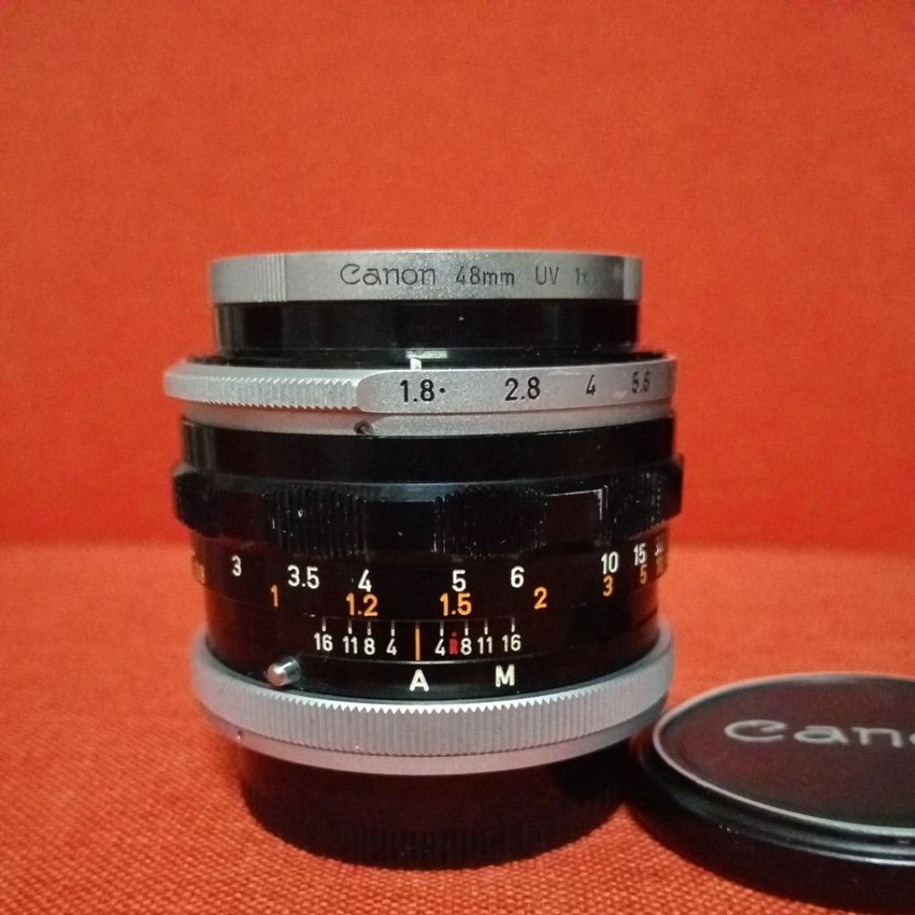 เลนส์มือหมุน Canon FL 50mm f1.8 (FD)