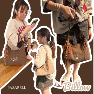 PASABELL ---B i l l o w--- กระเป๋าผ้าอัดพลีส (ไม่มีจี้ห้อย)