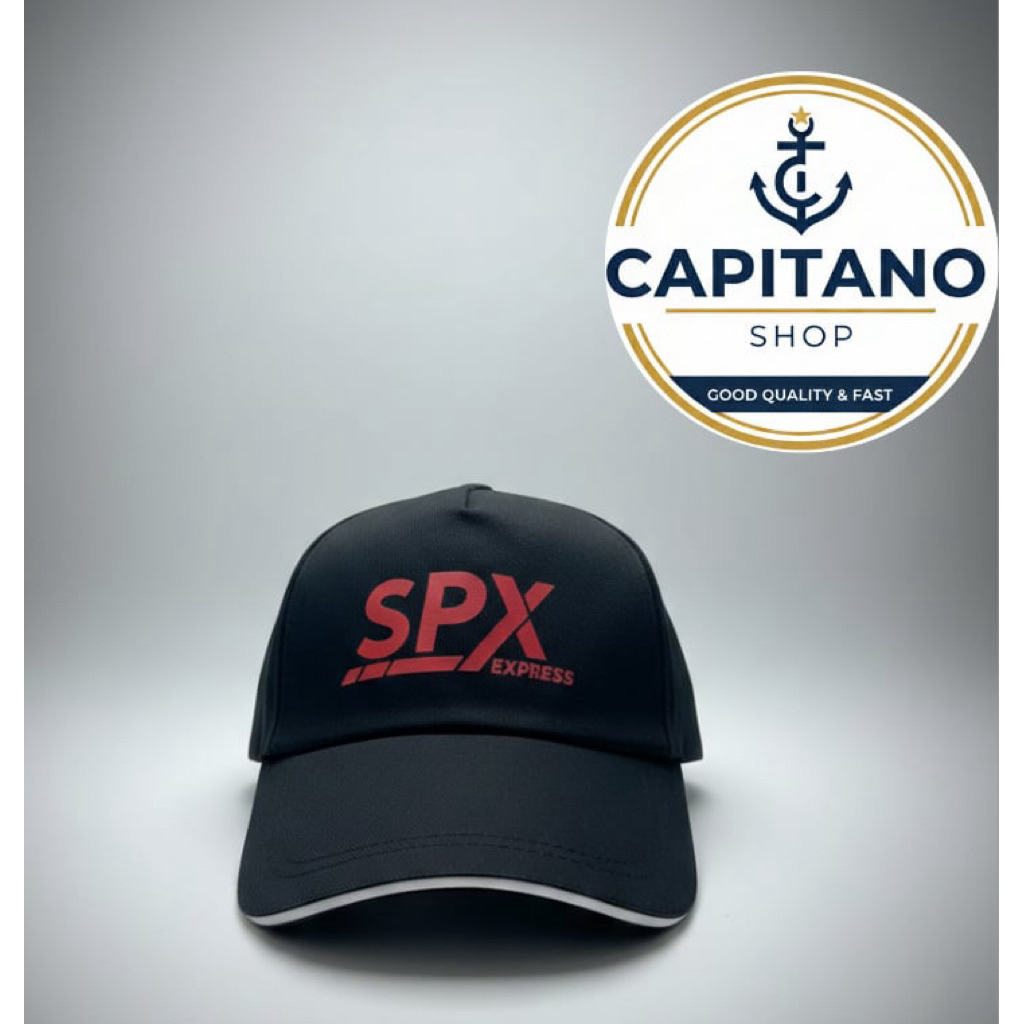 หมวกแก๊ปผ้าคอตตอน สกรีนโลโก้ SPX