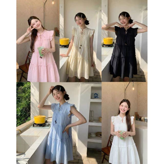 conycolours | Lady Layer Dress มินิเดรสระบายแขน