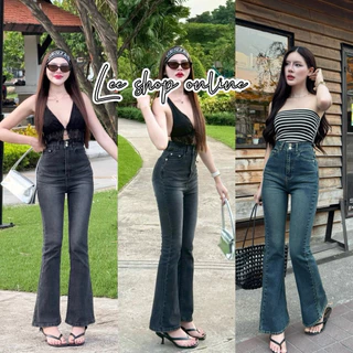 New รหัส194.1 กรี๊ดดดดดดด🥰 New Collection กางเกงยีนส์ขาม้าโพนี่ กระดุมเบิ้ล ผ้าดีโครตๆ ใส่สวยเป๊ะแน่นอน SIRINAN STUDI