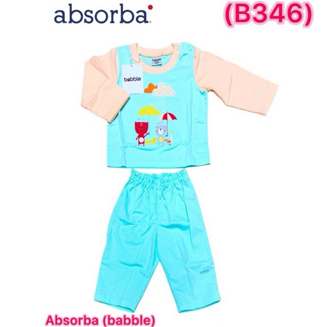 ชุดนอนแขนขายาว Absorba(Babble) ขนาด 6-12เดือน