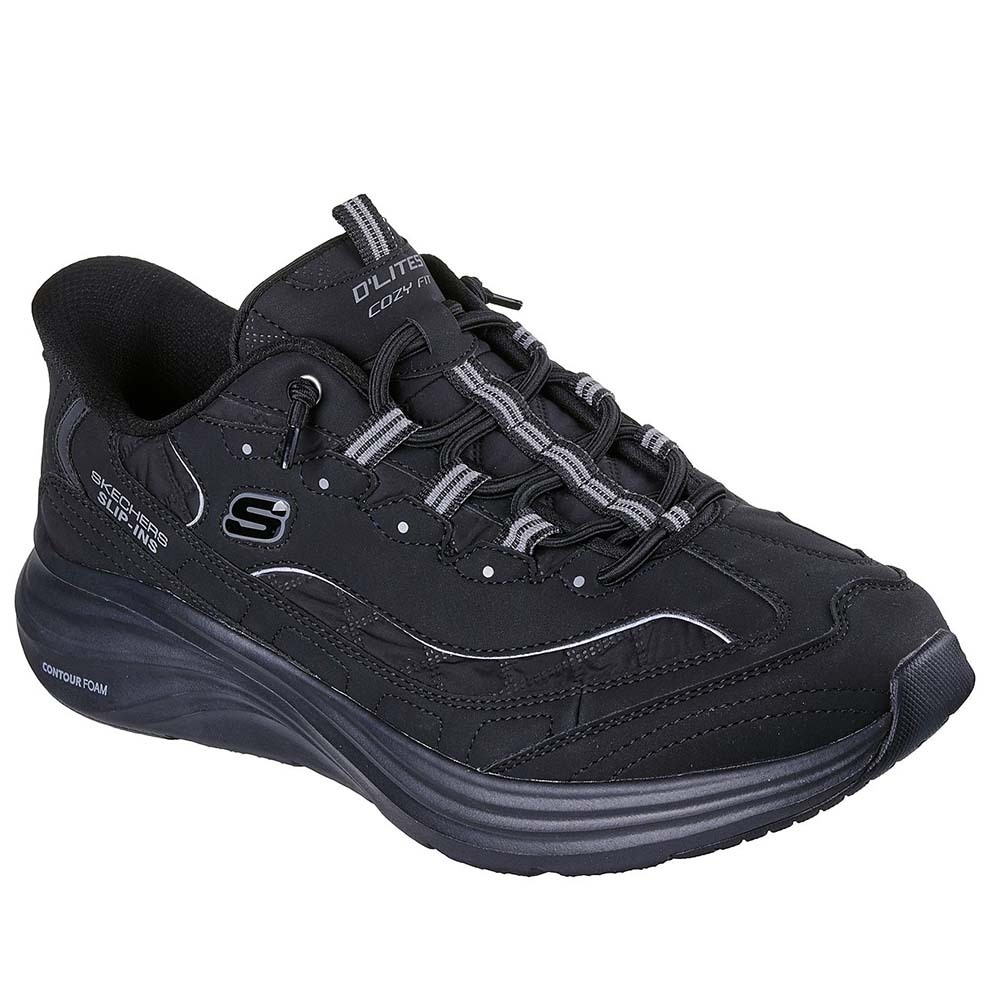 Skechers สเก็ตเชอร์ส รองเท้าลำลองผู้ชาย Men Sport Contour Foam Cozy D'Lites Casual Shoes - 232642-BBK (latest) — صورة 4