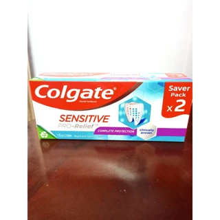 Colgate ยาสีฟัน คอลเกต เซนซิทีฟโปรรีลีฟ คอมพลีทโปรเทคชั่น110 กรัม "แพ็คคู่"