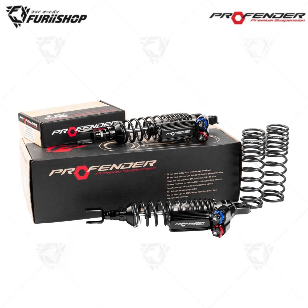 โช๊ค PROFENDER TYPE4 Forza350 18-26 / ADV350 22-26 (PMT4-HO1001-LA15 STD 445-430mm) (PMT4-HO1004-LA1