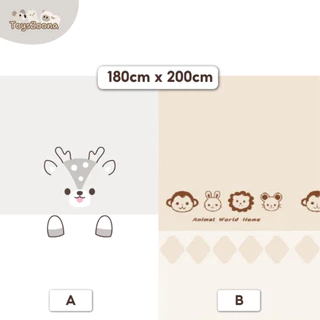 Toyszoona แผ่นรองคลานเด็ก แบบพับ ความหนา 0.8cm