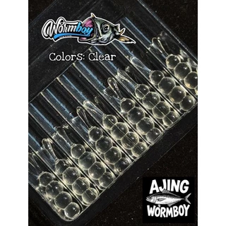 เหยื่อยางAji Wormboy น้ำเต้า 1.0 นิ้ว