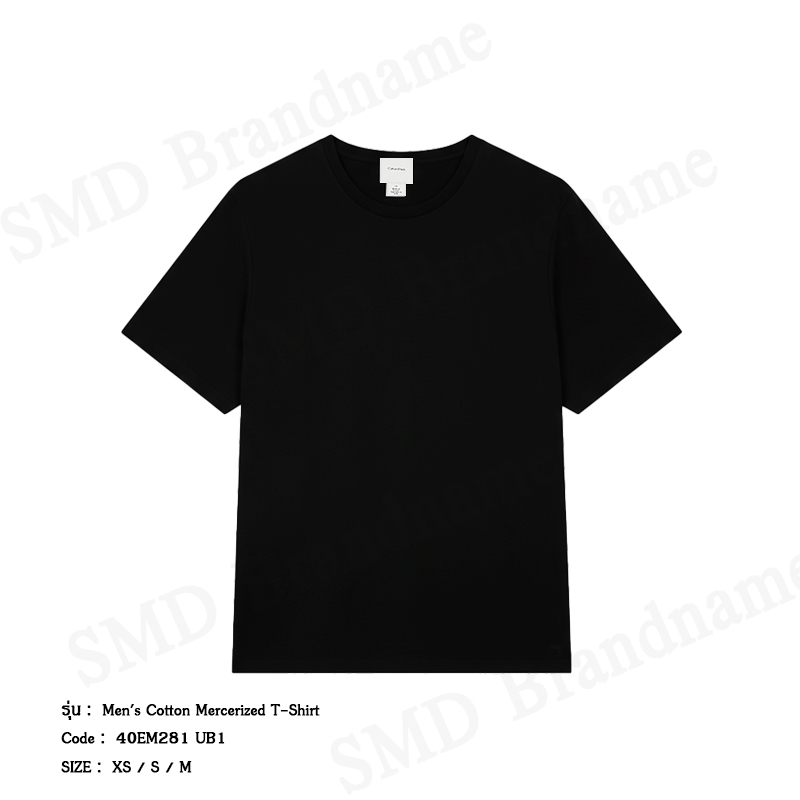 Calvin Klein เสื้อยืดคอกลมผู้ชาย รุ่น Men's Cotton Mercerized T-Shirt Code: 40EM281 UB1