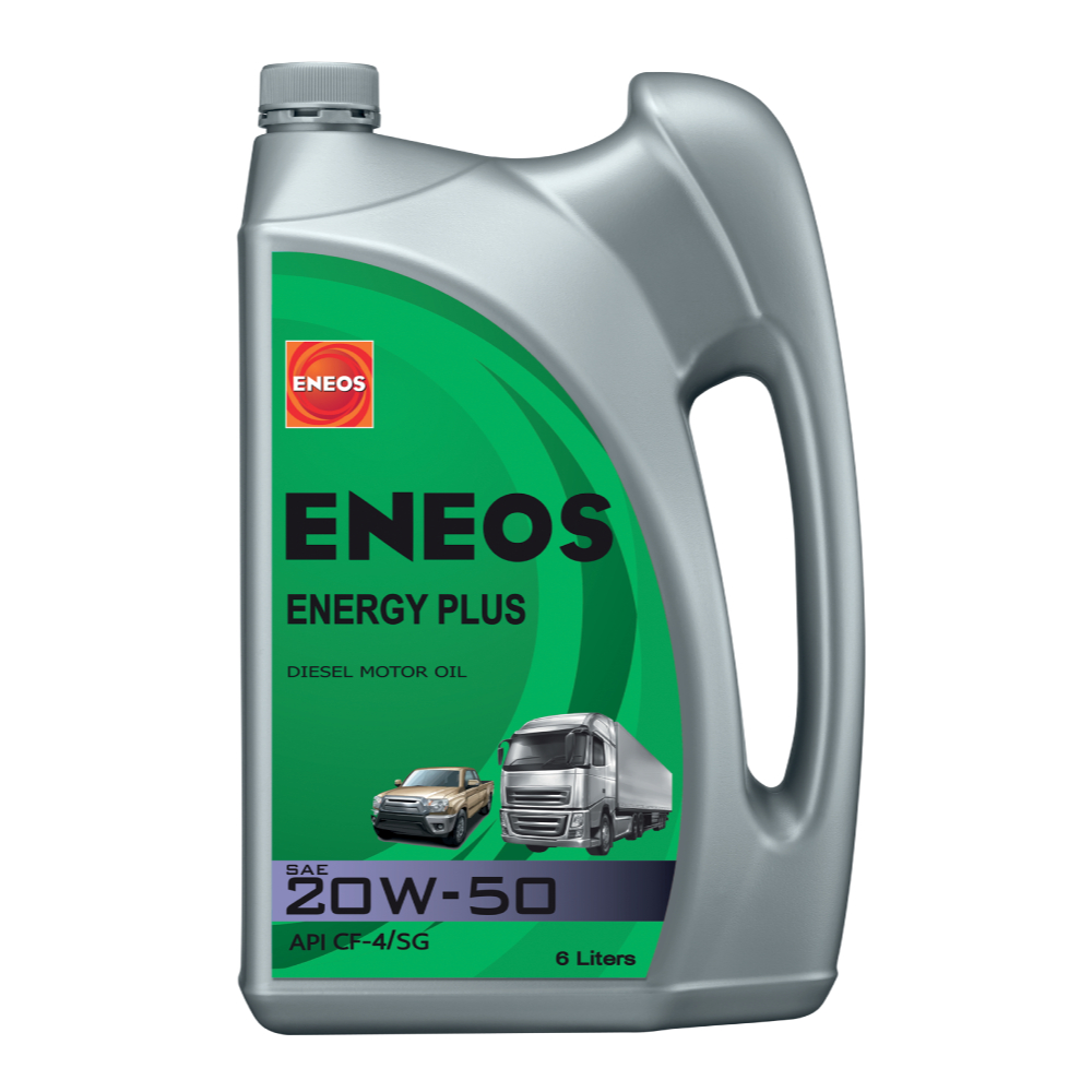 ENEOS ENERGY PLUS 20W-50 5L 6 L เอเนออส เอเนอจี พลัส 20W50 น้ำมันเครื่องยนต์ดีเซล 5 6 ลิตร API CF-4 