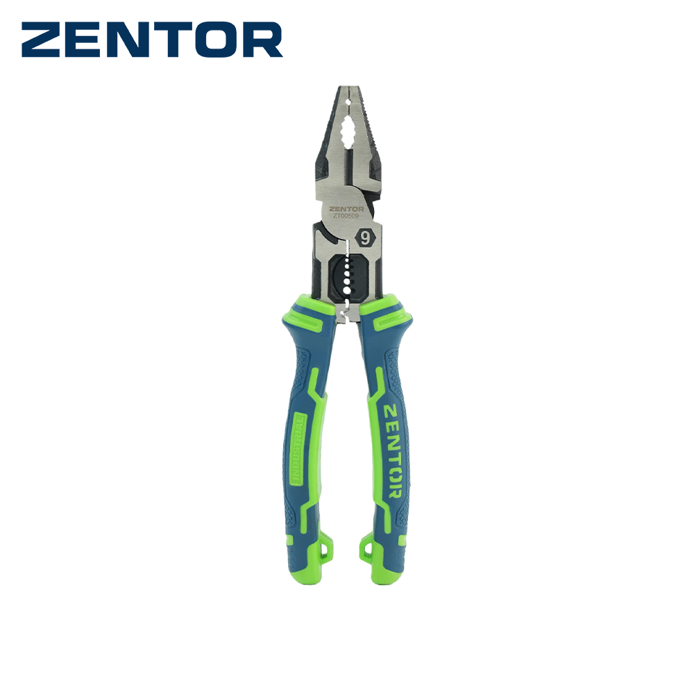 Zentor คีม คีมอเนกประสงค์ คีมตัด ดัด ลวด 3 แบบ 8 และ 9 นิ้ว แข็งเเรง ทนต่อสนิม Combination Pliers
