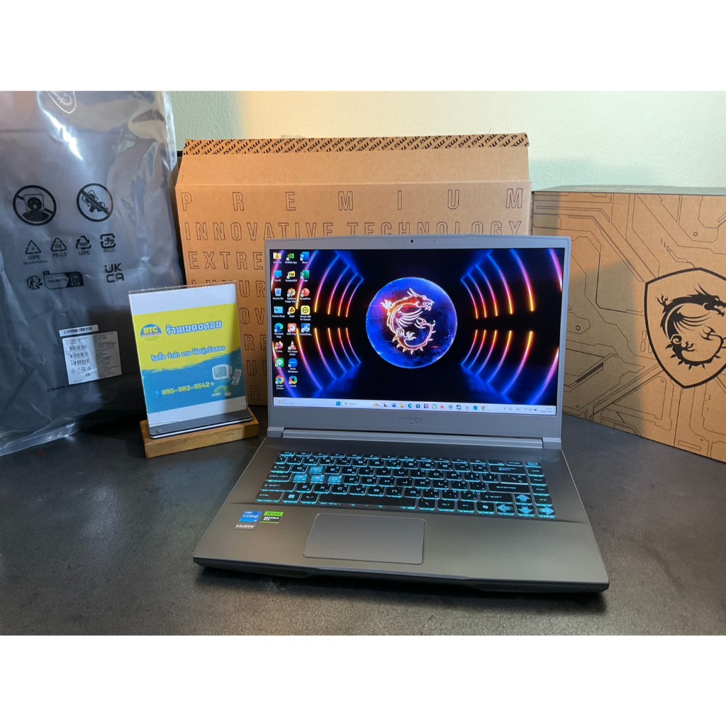 MSI Thin 15 B13UCX-1610TH มือสอง สภาพสวยมาก