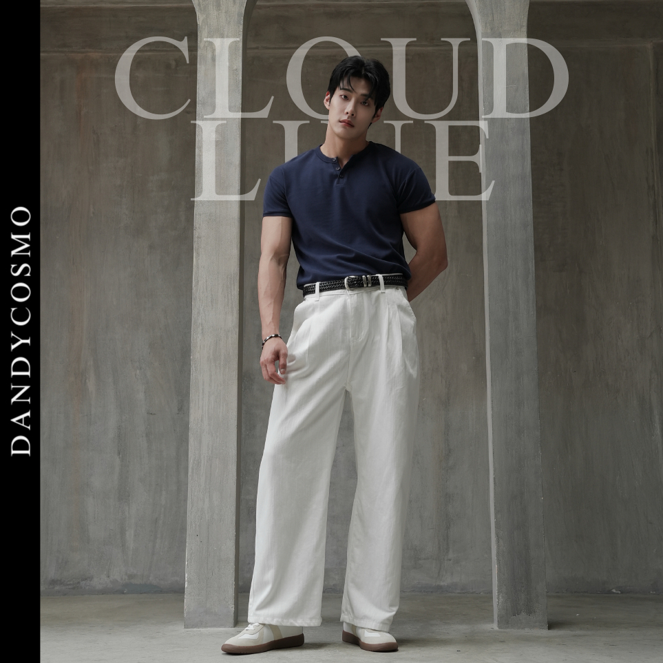 DANDY COSMO |กางเกงยีนส์ CLOUDLINE Linen Wide-Leg Pant