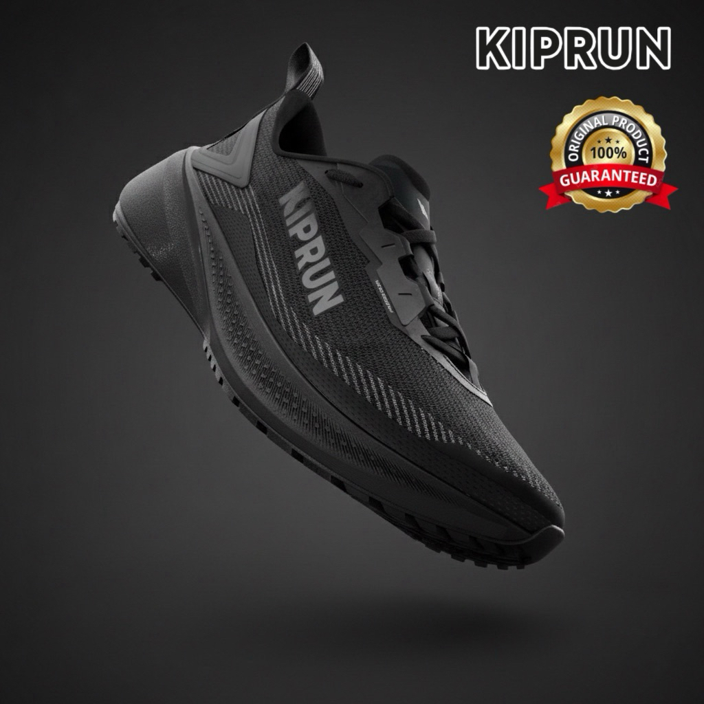 รองเท้าวิ่งสำหรับผู้ชาย “มีไซส์ 40-46“ รุ่น Cushion 500 WR (สีดำ) KIPRUN
