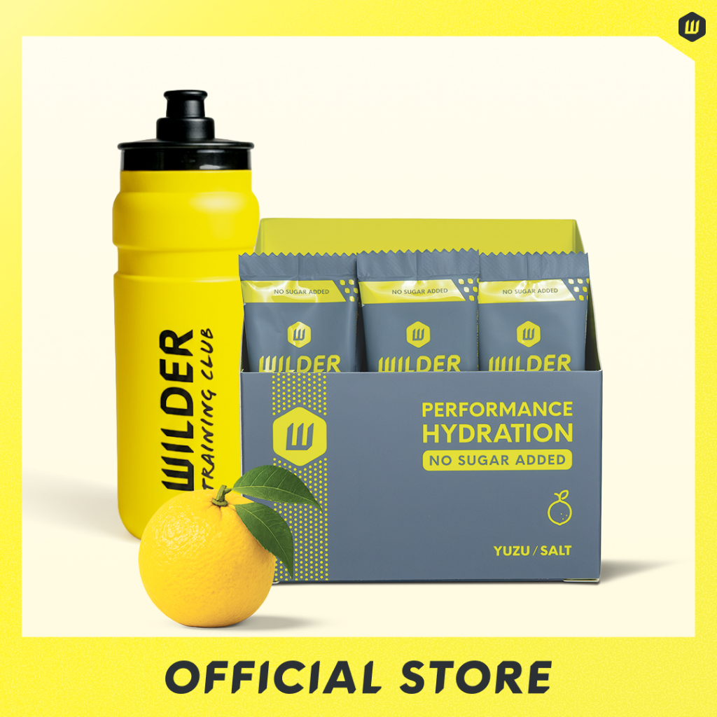 (แพ็คคู่ขวดน้ำ) WILDER Electrolytes (30 Pack) | เกลือแร่แบบผง สูตรไม่เติมน้ำตาล รส Yuzu Fast Hydrati