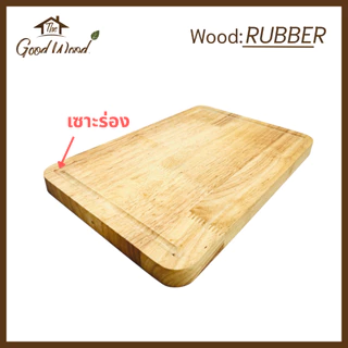 เขียงไม้ เขียงไม้พารา ใช้สำหรับหั่นอาหาร เขียงเสิร์ฟอาหาร ผลิตจากไม้แท้ ไม้จริง ลายสวยงาม มีหลายขนาด