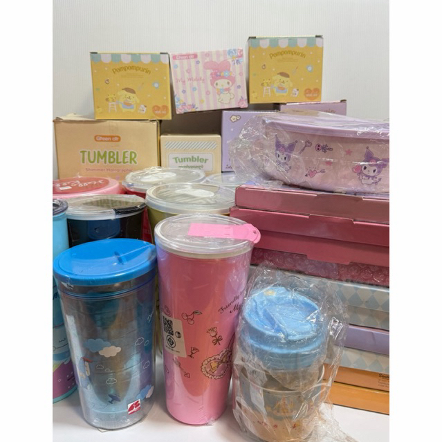 แก้ว/จาน/ชาม/ช้อน-ส้อม งานลิขสิทธิ์ sanrio (งาน Green air บริษัทไทย)