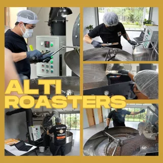 เมล็ดกาแฟ Alti Coffee โรบัสต้า ผสม อาราบิก้า คั่วกลาง ผสม เข้ม สูตร Standard Blend หอมเข้มถึงใจ ขนาด 500 กรัม คั่วใหม่สด