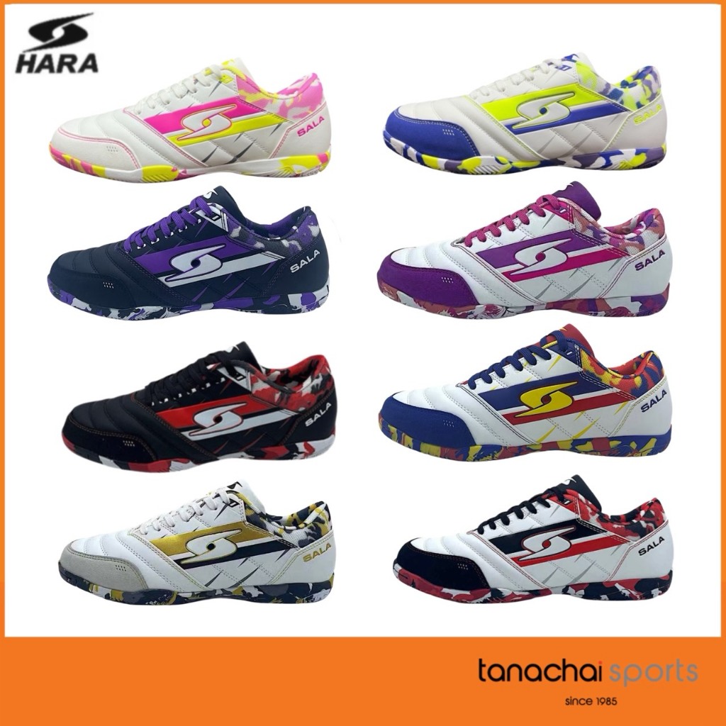 HARA Futsal SALA รองเท้าฟุตซอล น้ำหนักเบา รหัสรุ่น FS002 FS003 มีไซส์ (เด็ก-ผู้ใหญ่)