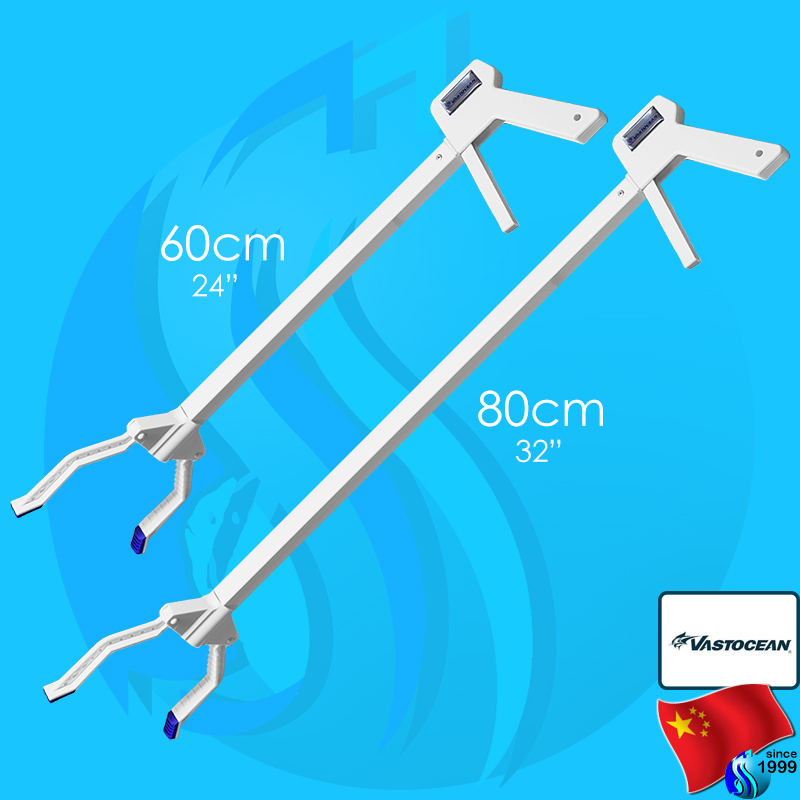 VastOcean Coral Clamp 60cm / 80cm ที่คีบหิน ที่คีบปะการัง ที่คีบเอนกประสงค์ aqua tongs Dual-Pronged Coral Grabber cliper