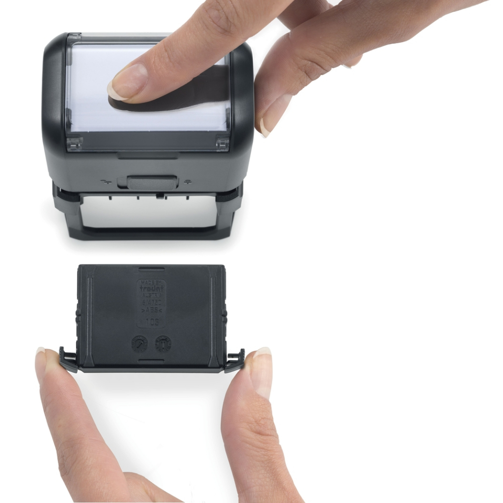 ตลับหมึก trodat dater 4750  หมึกสีน้ำเงิน, หมึกสีแดง, หมึกสองสีแดงและน้ำเงิน - รูปที่ 3